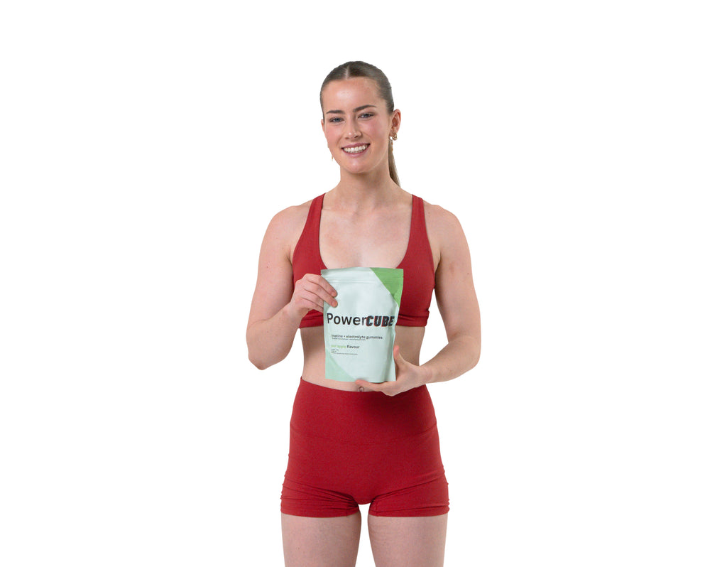 Creatine Monhydrate and Electrolyte Gummies Sour Apple