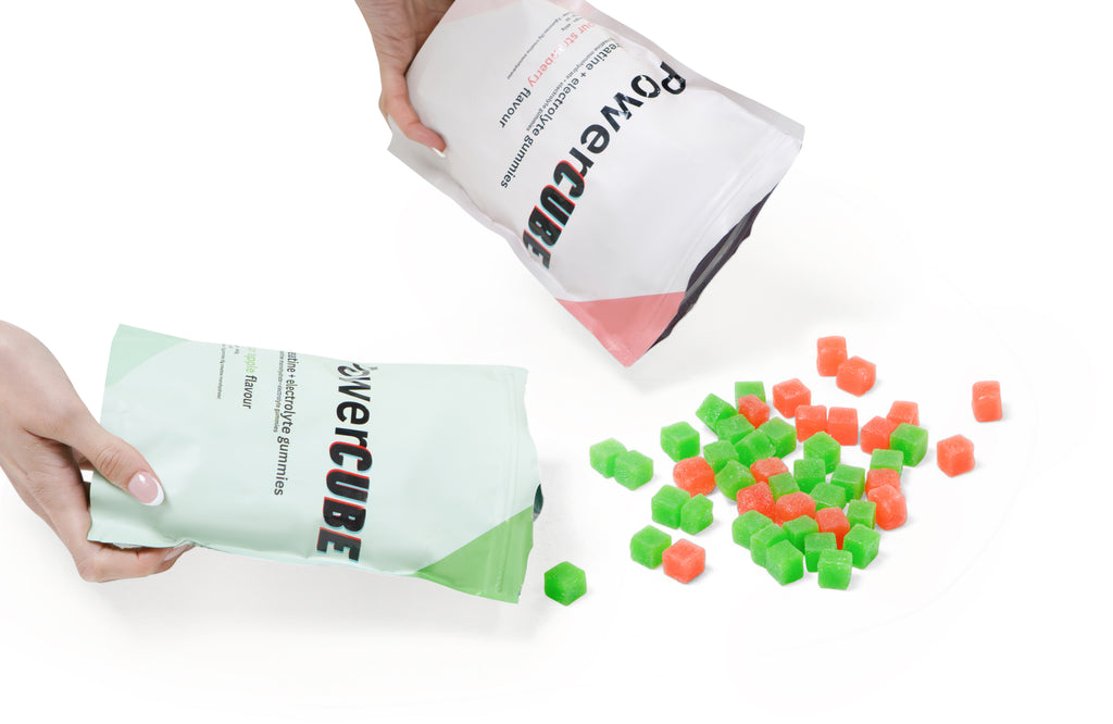 Creatine Monohydrate and Electrolyte Gummies Sour Apple and Strawberry (2 Pack)