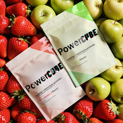 Creatine Monohydrate and Electrolyte Gummies Sour Apple and Strawberry (2 Pack)