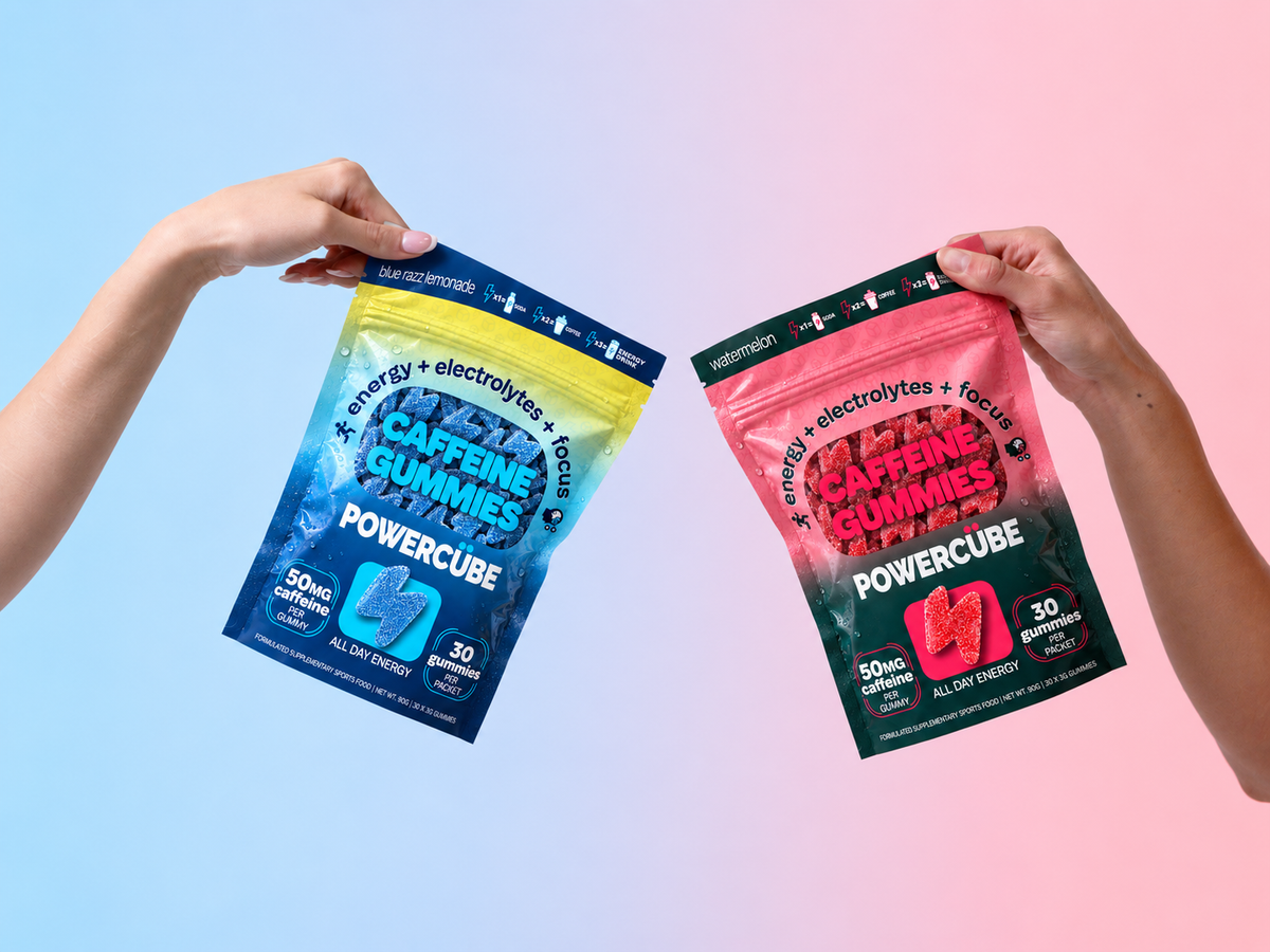 Blue Razz Lem + Watermelon Energy + Focus Gummies (Large Mixed Pack)