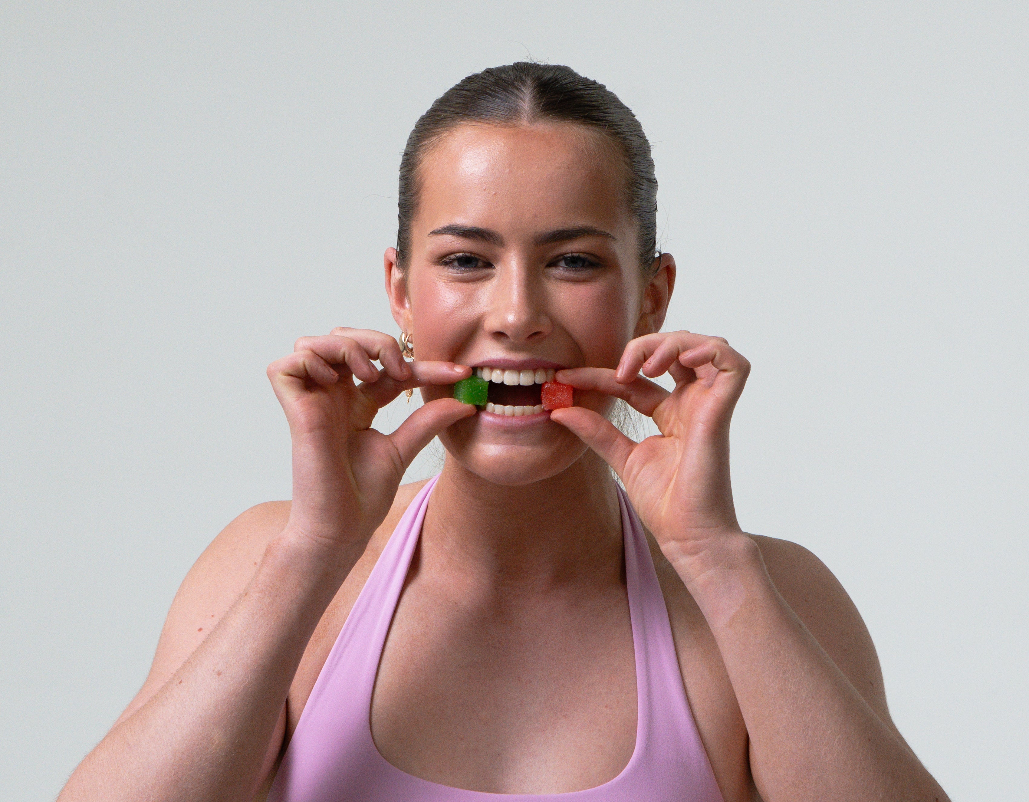 Creatine Monhydrate and Electrolyte Gummies Sour Apple and Stawberry (2 Pack)