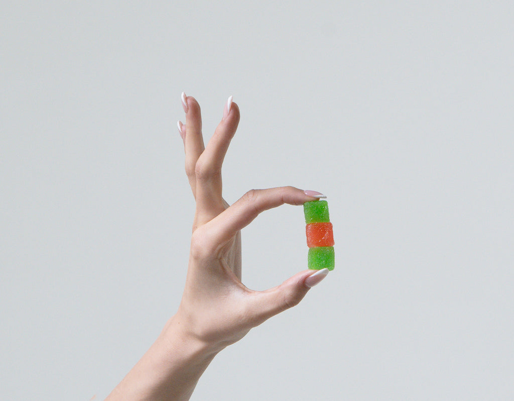 Creatine Monhydrate and Electrolyte Gummies Sour Apple and Stawberry (2 Pack)