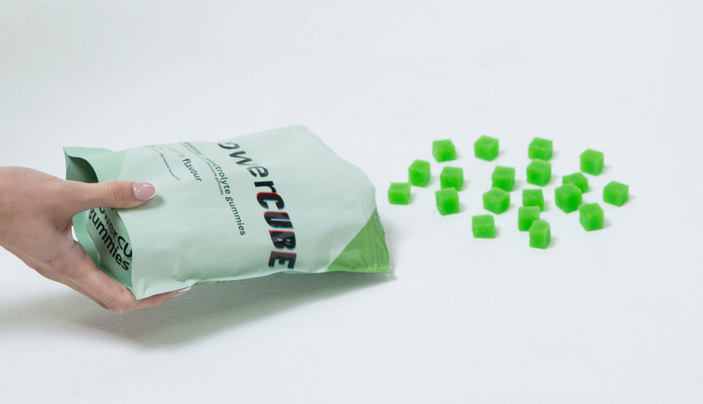 Creatine Monhydrate and Electrolyte Gummies Sour Apple