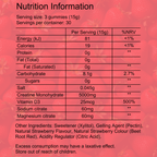 Creatine Monhydrate and Electrolyte Gummies Sour Strawberry