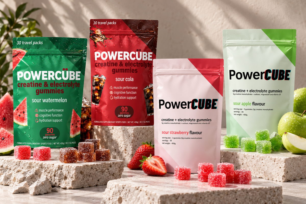 Creatine + Electrolyte Gummies Complete Bundle (4 Flavours)